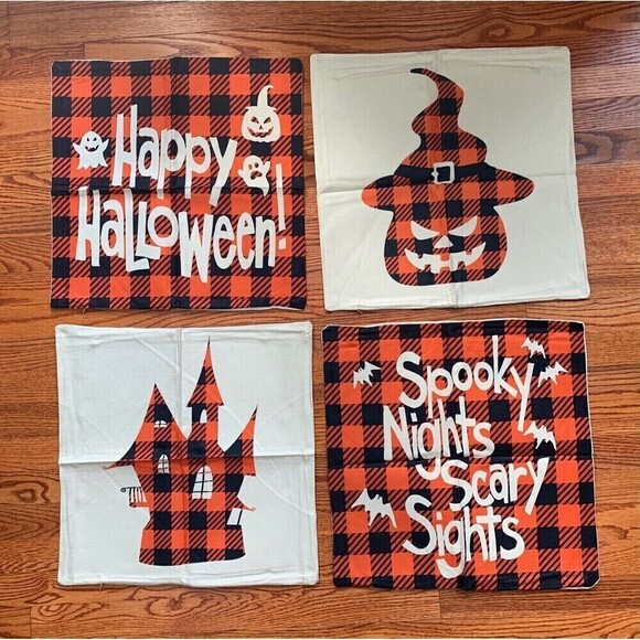 New Set Halloween Fall Pillow Decorative Pillows - Picture 1 of 7